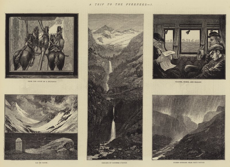 En tur til Pyreneene, I av Joseph Nash