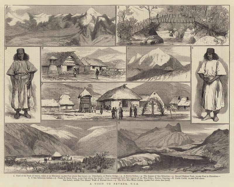 Et besøk til Nevada, USA av Joseph Nash