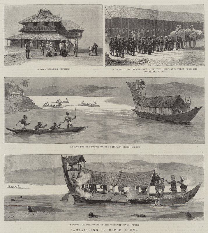 Kampanjer i Øvre Burma av Joseph Nash