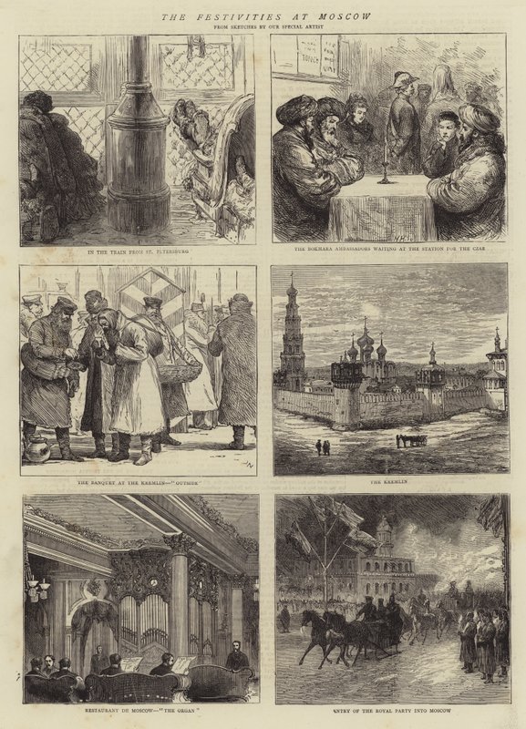 Festlighetene i Moskva av Joseph Nash