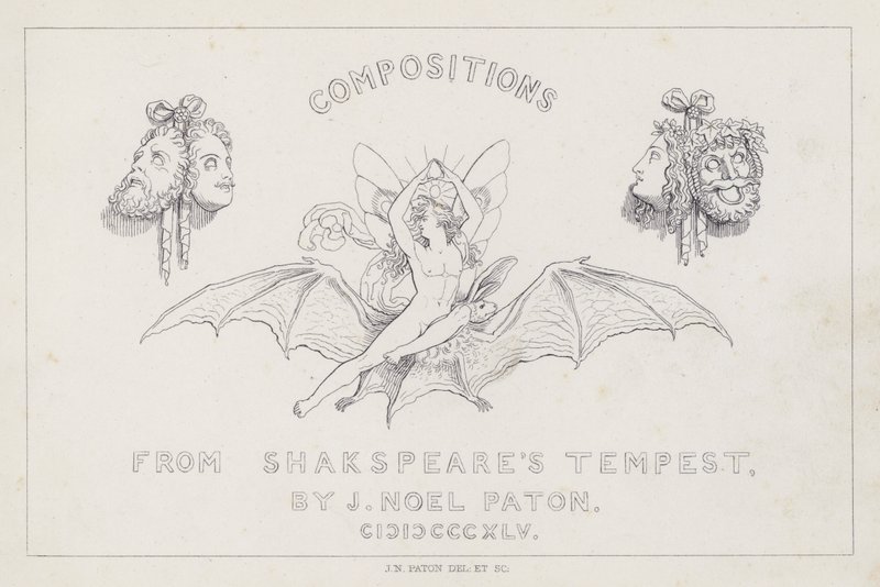Shakespeares stormen av Joseph Noel after Paton