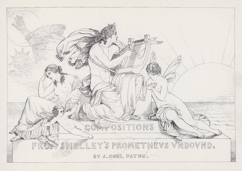 Shelleys Prometheus Ubundet av Joseph Noel after Paton
