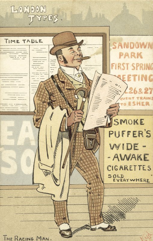 London-typer, racingmannen av Joseph Clayton Clarke