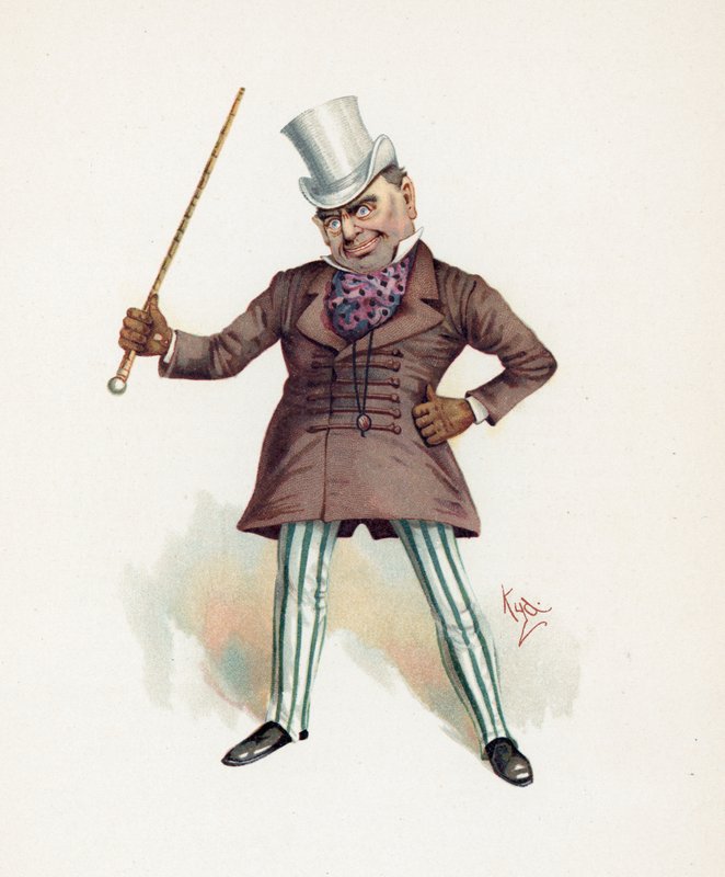 Major Bagstock, illustrasjon fra 