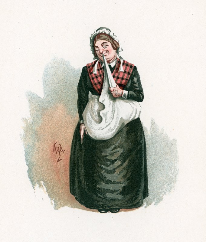 Mrs Bardell, illustrasjon fra 