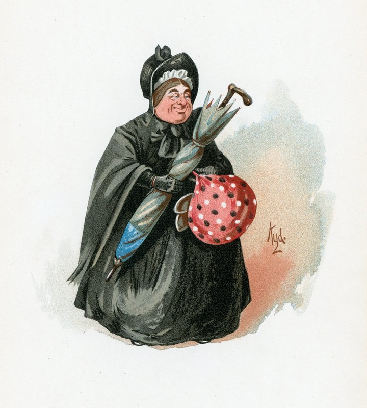 Mrs Gamp, illustrasjon fra 