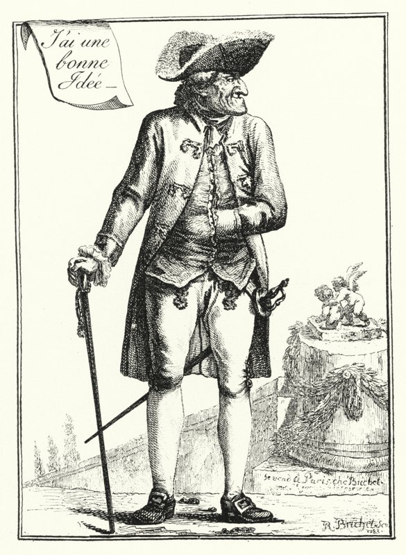 Jeg har en god idé (gravering) av Joseph Franz von (after) Goez