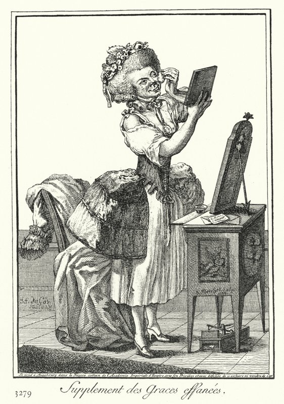 Supplement of the Lost Graces (gravering) av Joseph Franz von (after) Goez