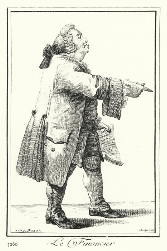 Finansmannen (gravering) av Joseph Franz von (after) Goez