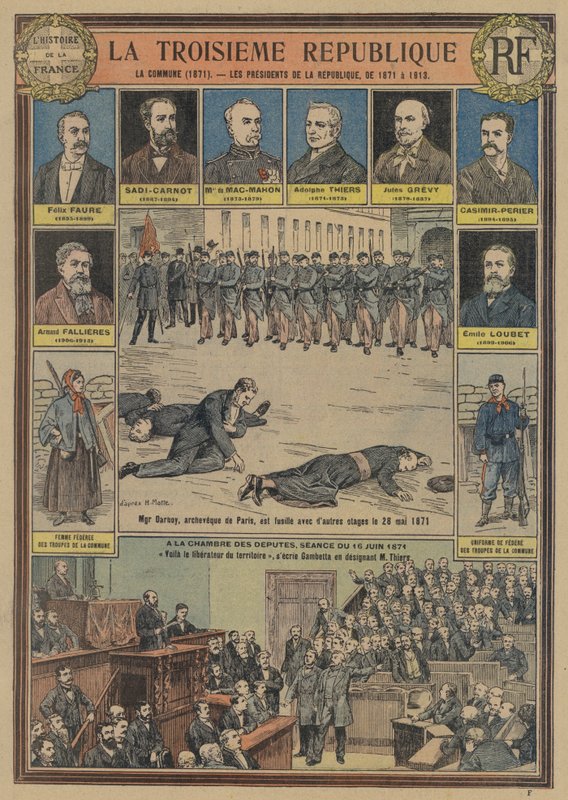 Den franske tredje republikk: Pariskommunen (1871) og republikkens presidenter av Joseph Girard