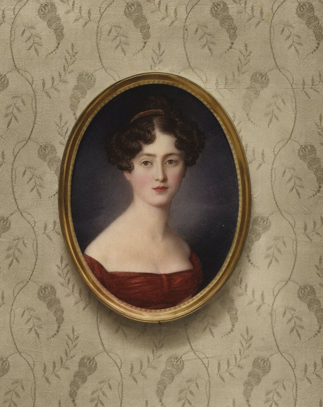 Portrett av Babette Horschelt, født Eckner av Joseph Heigel