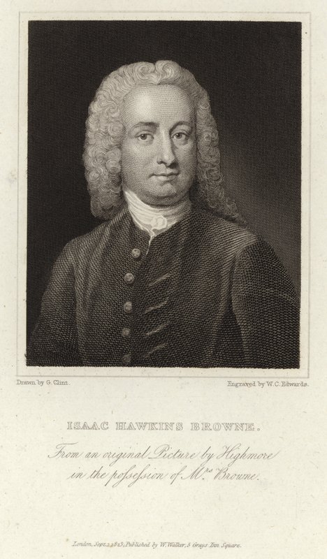 Isaac Hawkins Browne - engelsk forfatter og politiker (1705 - 1760) av Joseph Highmore