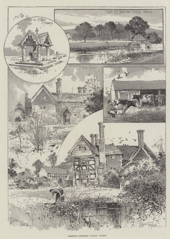 Rambling Sketches, Ockley, Surrey av Joseph Holland Tringham