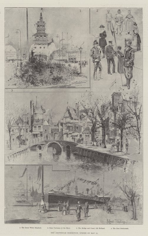Amsterdam-utstillingen, åpnet 11. mai av Joseph Holland Tringham