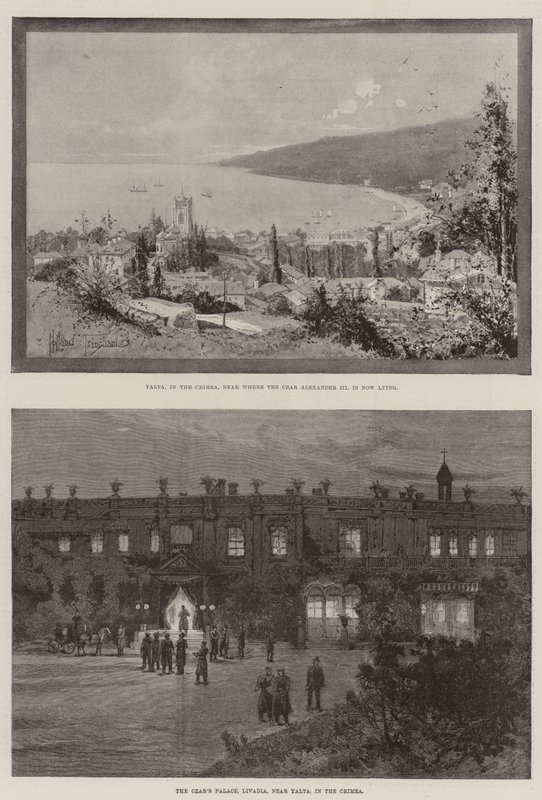 Døden til Alexander III av Russland av Joseph Holland Tringham