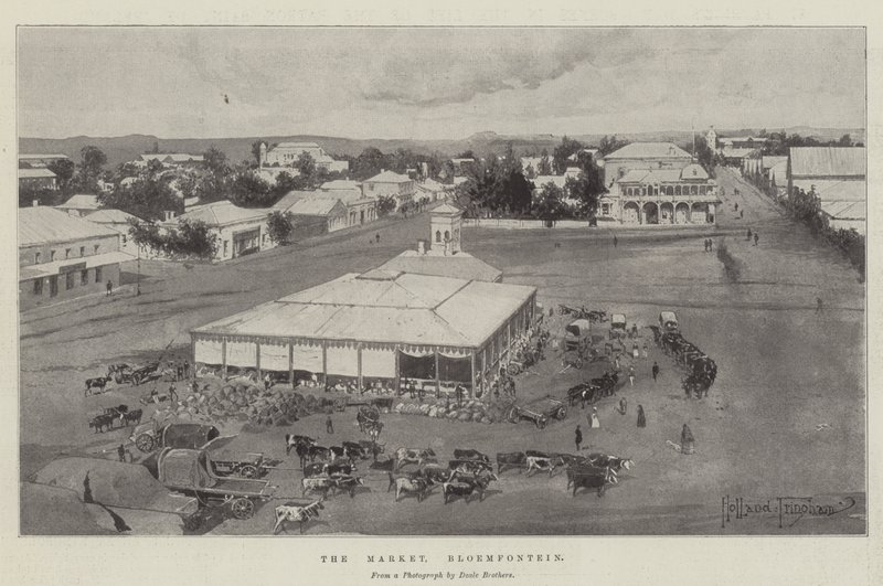 Markedet, Bloemfontein av Joseph Holland Tringham