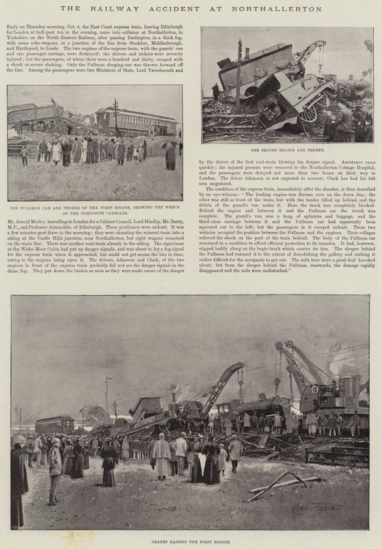 Jernbaneulykken ved Northallerton av Joseph Holland Tringham