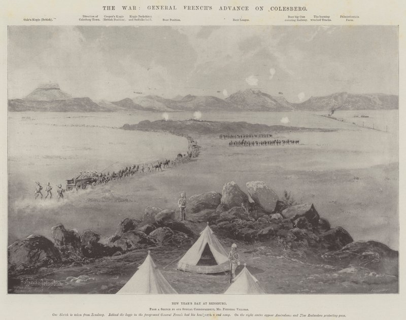 Krigen, General Frenchs fremmarsj på Colesberg av Joseph Holland Tringham