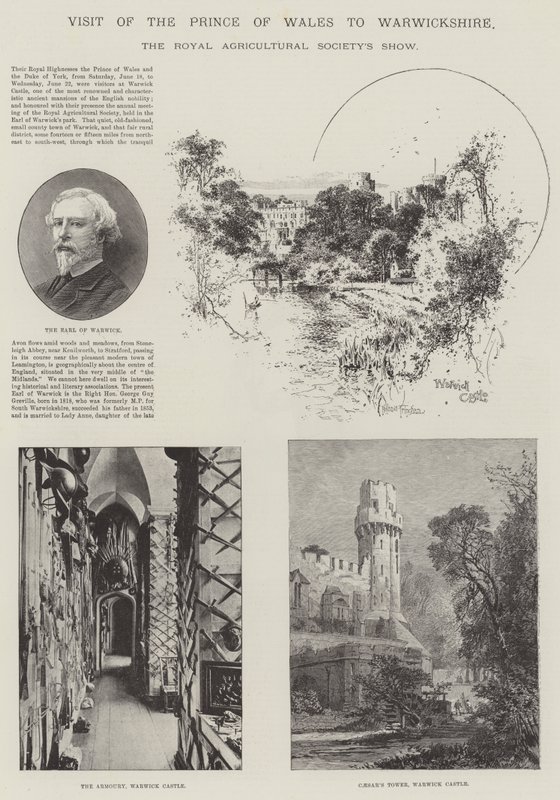 Besøk av prinsen av Wales til Warwickshire av Joseph Holland Tringham