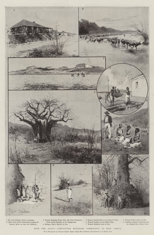 Med den anglo-portugisiske grensekommisjonen i Øst-Afrika av Joseph Holland Tringham