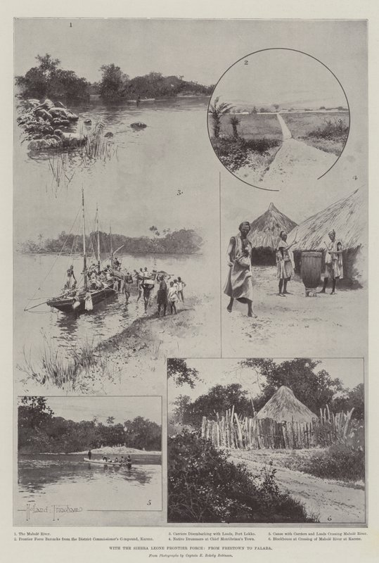 Med Sierra Leone Frontier Force, fra Freetown til Falaba av Joseph Holland Tringham