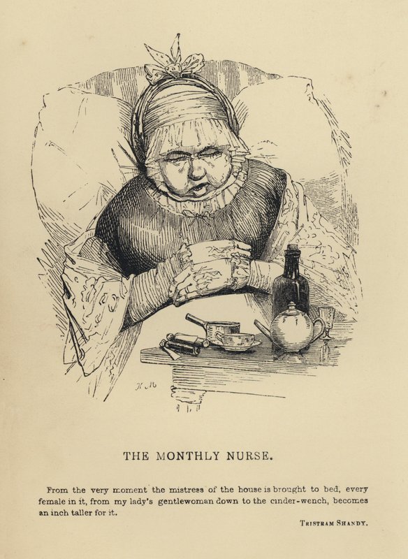 Kenny Meadows: The Monthly Nurse (gravering) av Joseph Kenny (after) Meadows