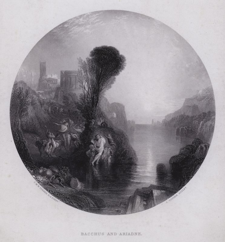 Bacchus og Ariadne av Joseph Mallord William Turner
