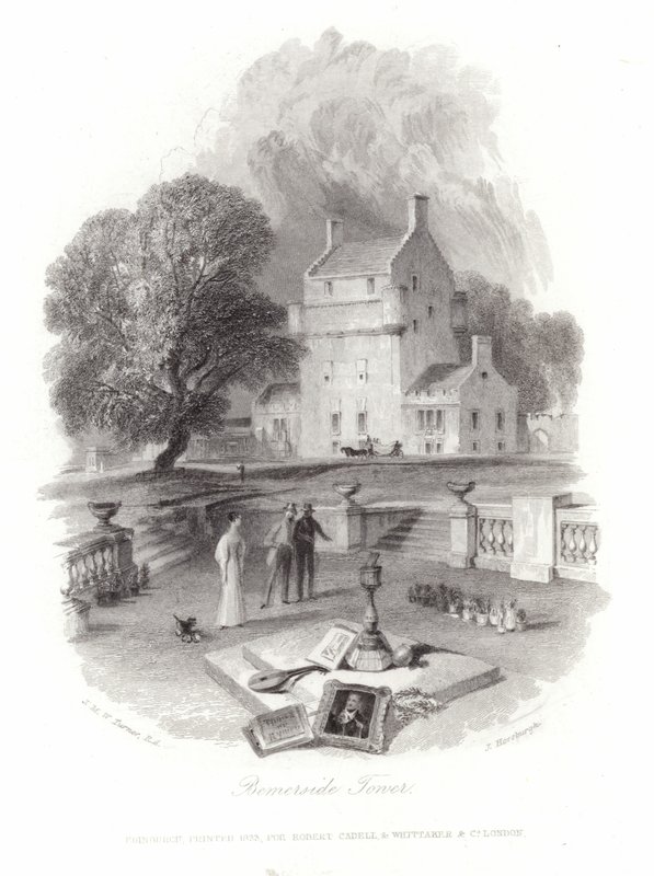 Bemersyde Tower av Joseph Mallord William Turner