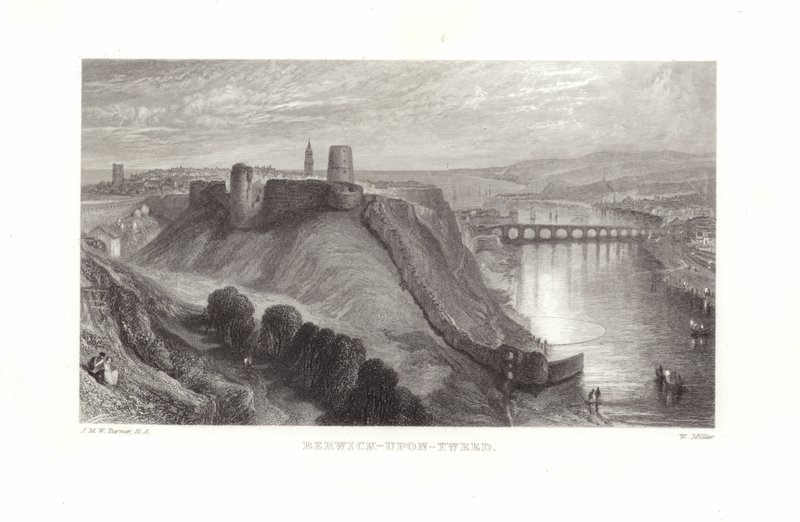Berwick upon Tweed av Joseph Mallord William Turner