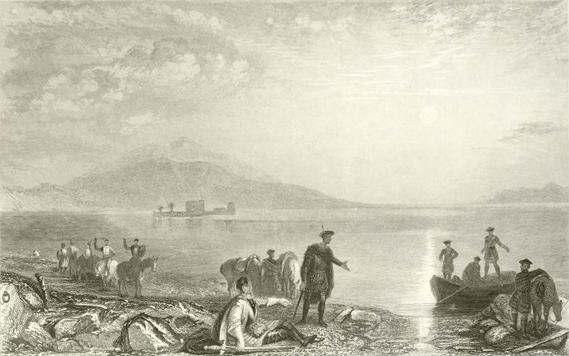 Loch Leven slott av Joseph Mallord William Turner