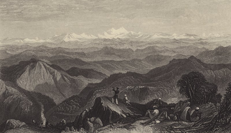 Snødekt område, fra Tyne eller Marma av after Joseph Mallord William Turner