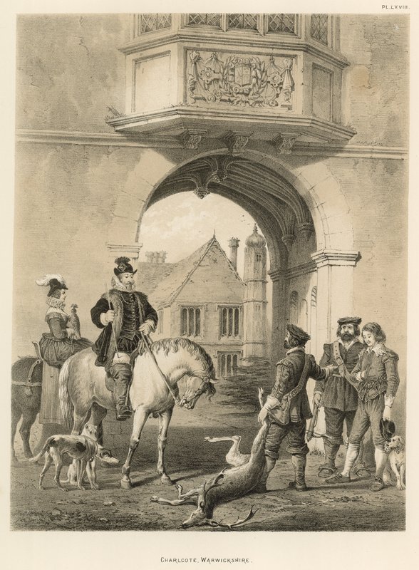Charlcote, Warwickshire av Joseph Nash