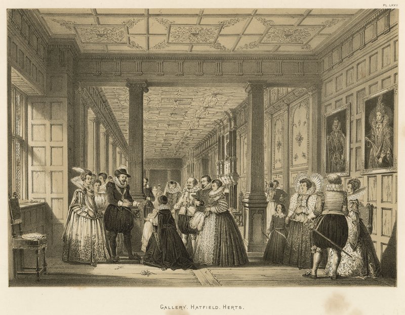 Galleri, Hatfield, Herts av Joseph Nash