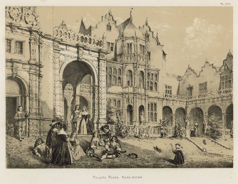 Holland House, Kensington av Joseph Nash