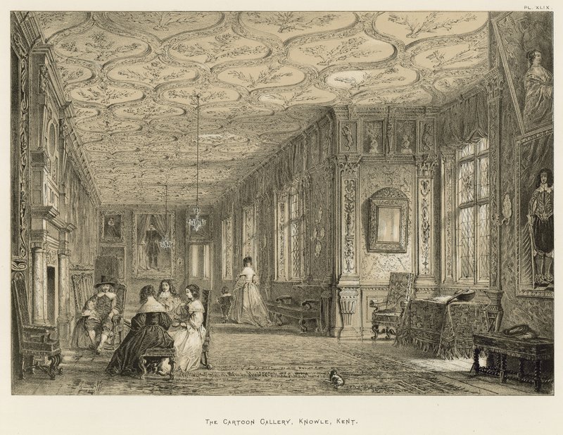 Tegneseriegalleriet, Knowle, Kent av Joseph Nash
