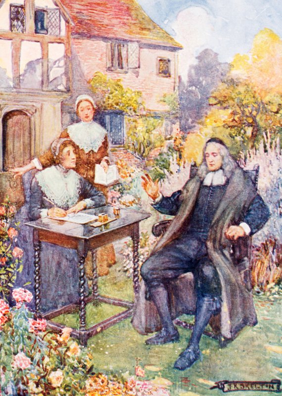 John Milton i hagen sin av Joseph Ratcliffe Skelton