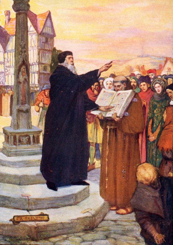 John Wyclif forkynner av Joseph Ratcliffe Skelton