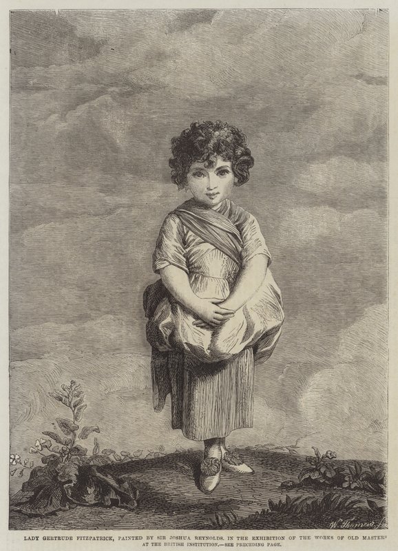 Lady Gertrude Fitzpatrick av Joshua Reynolds