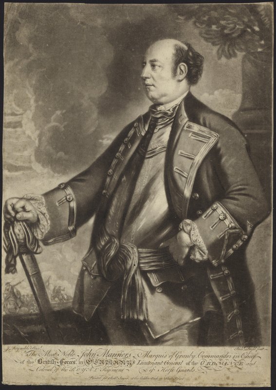 Portrett av generalløytnant John Manners av Joshua Reynolds