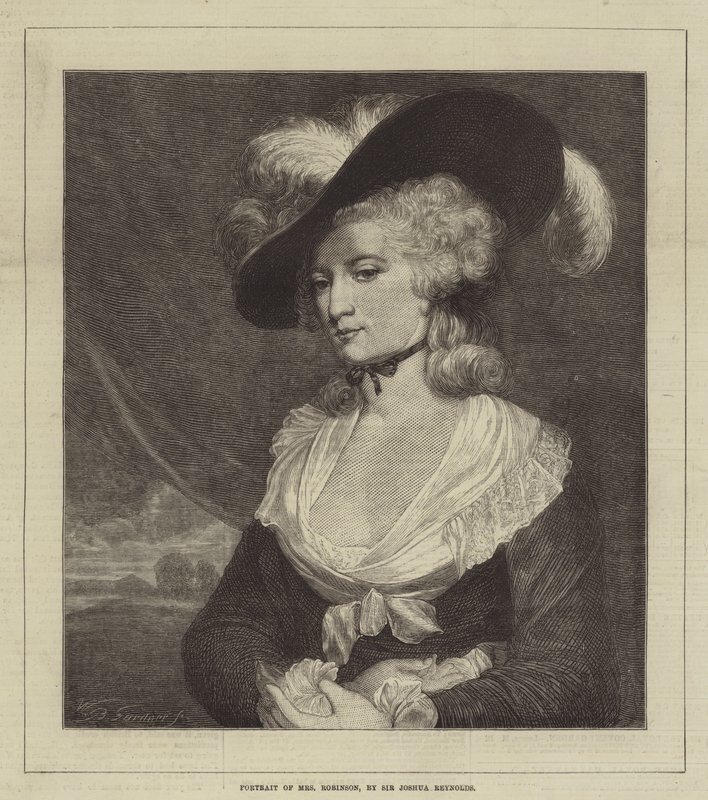 Portrett av fru Robinson av Joshua Reynolds