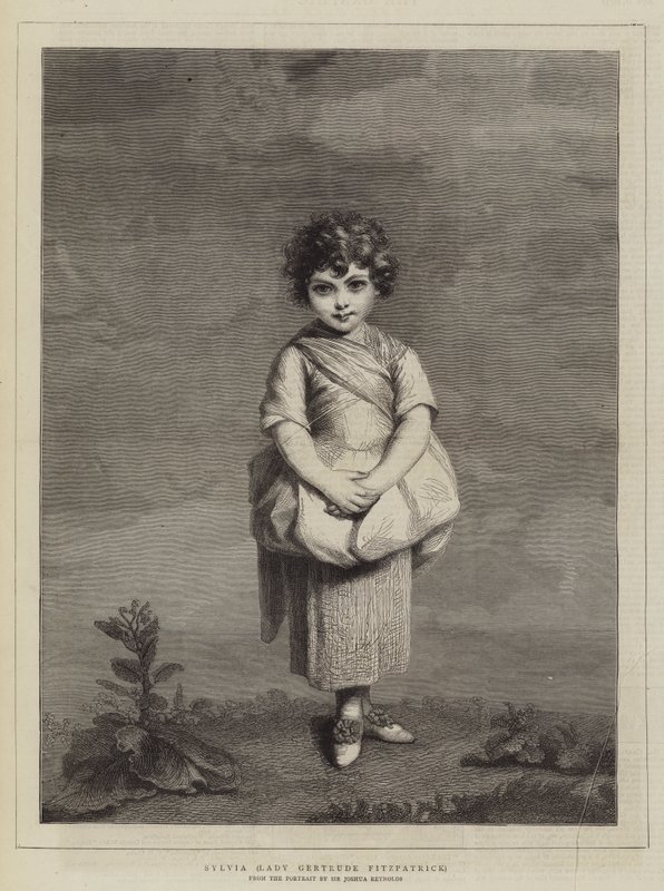 Sylvia, Lady Gertrude Fitzpatrick av Joshua Reynolds