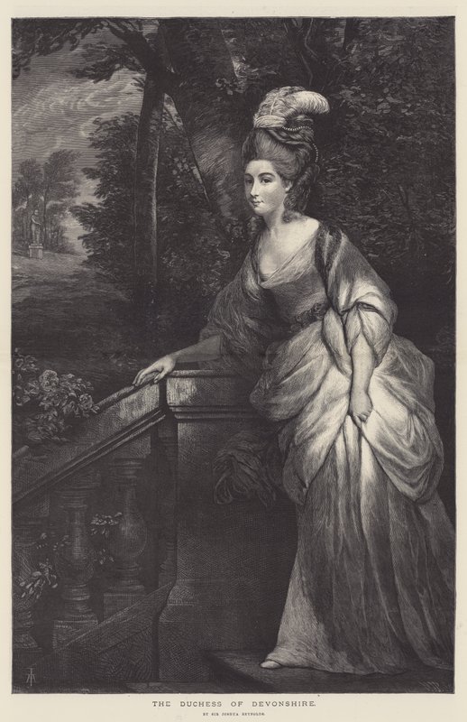 Hertuginnen av Devonshire av Joshua Reynolds