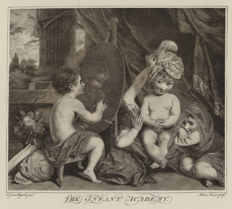 Spedbarnsakademiet av Joshua Reynolds