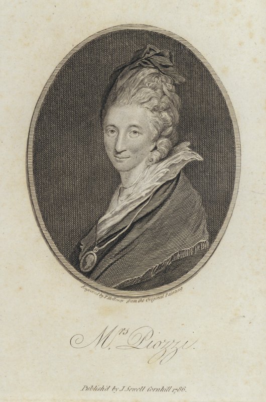 Hester Lynch Piozzi, walisisk-født dagbokskriver og forfatter av Joshua (after) Reynolds