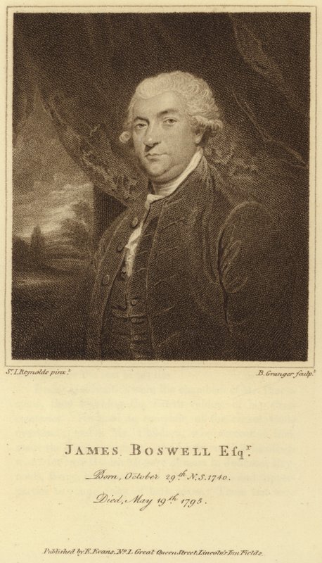 James Boswell (gravering) av Joshua (after) Reynolds