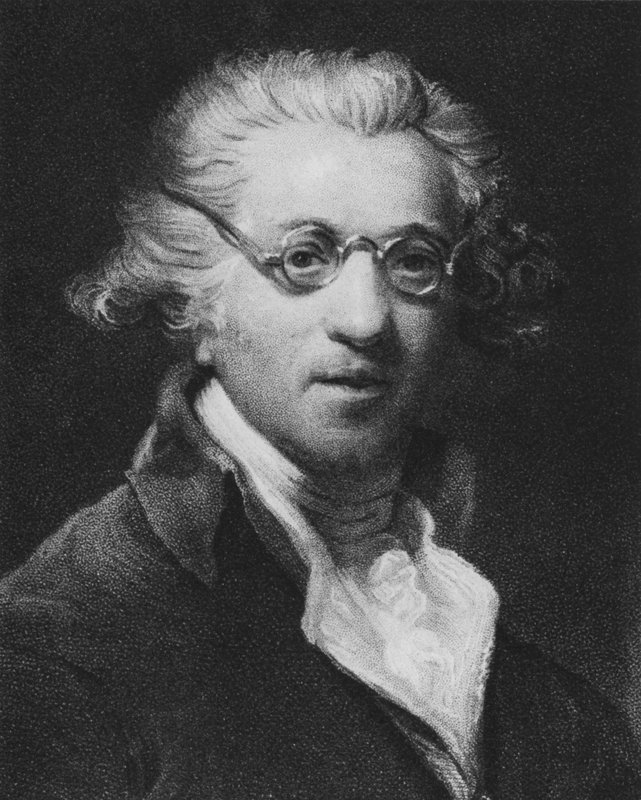 Sir Joshua Reynolds, selvportrett (litho) av Joshua (after) Reynolds
