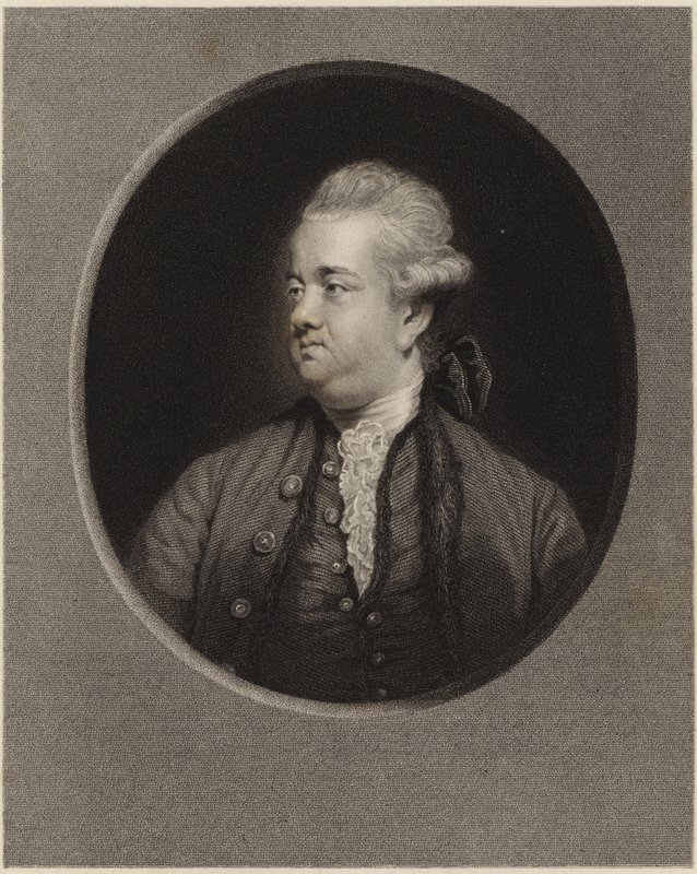 Edward Gibbon av Joshua Reynolds