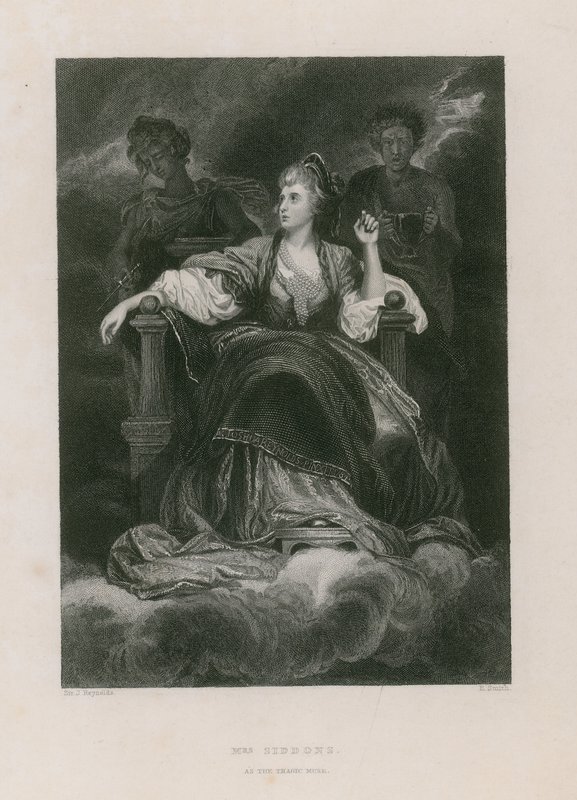 Mrs Siddons som den tragiske musen av Joshua Reynolds
