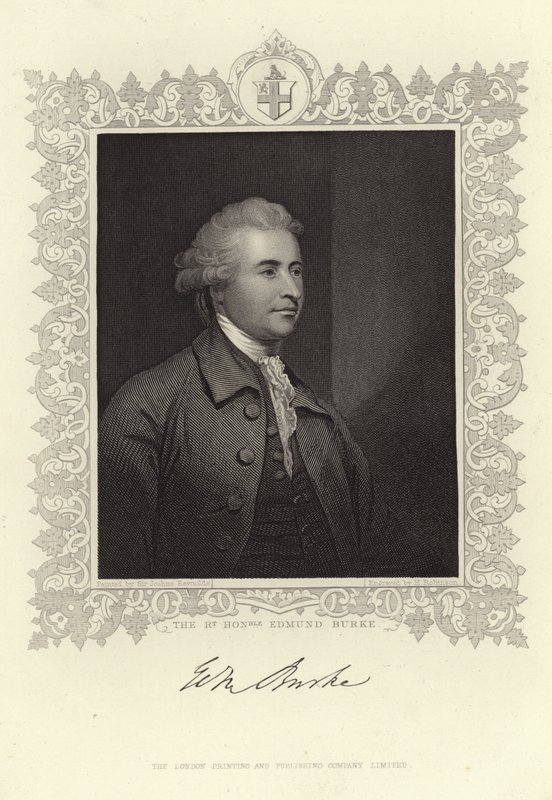 Portrett av Edmund Burke av Joshua Reynolds