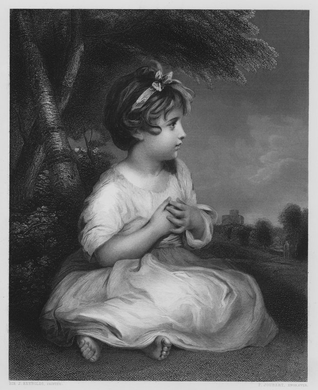 The Age of Innocence, fra bildet i Vernon Gallery av Joshua after Reynolds